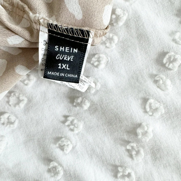 *(3 for 15)* SHEIN XL Plus Allover Print Tie Waist Ruffle Hem Skirt Size  Midi - Picture 8 of 11